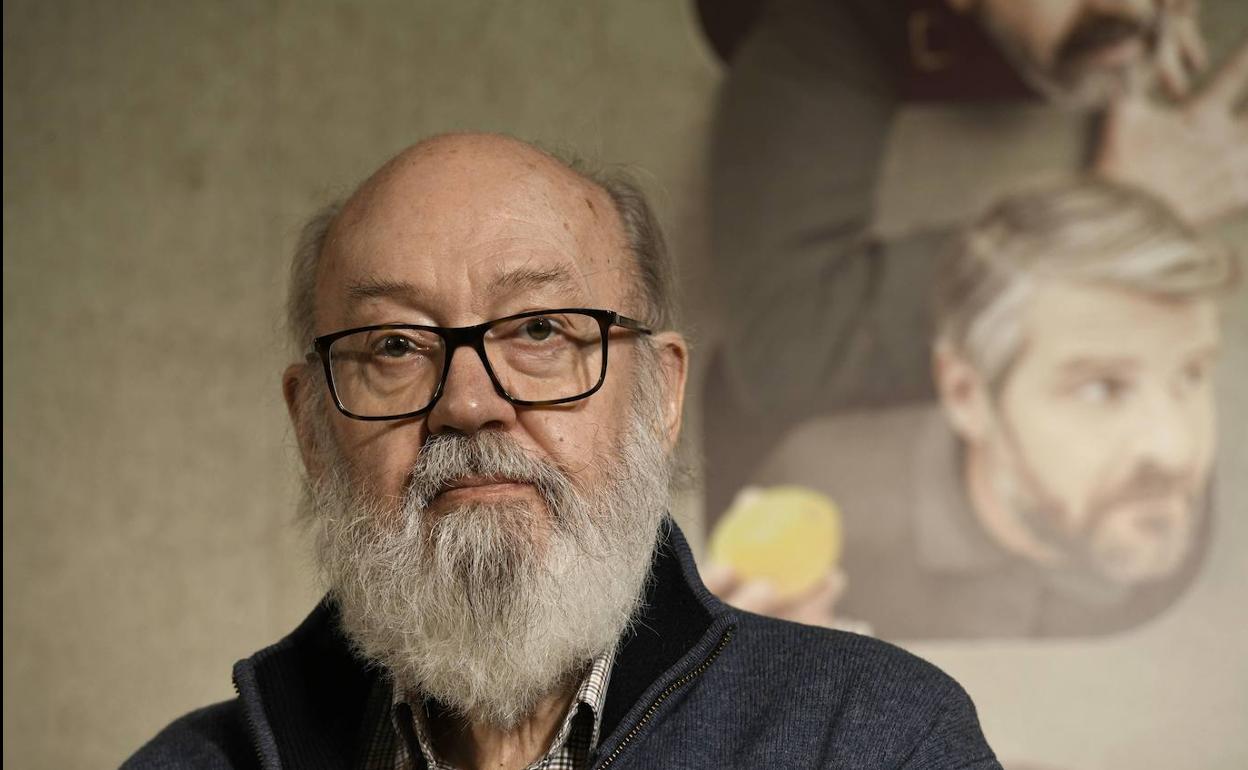 José Luis Cuerda, durante la presentación de su película 'Tiempo despúes'.