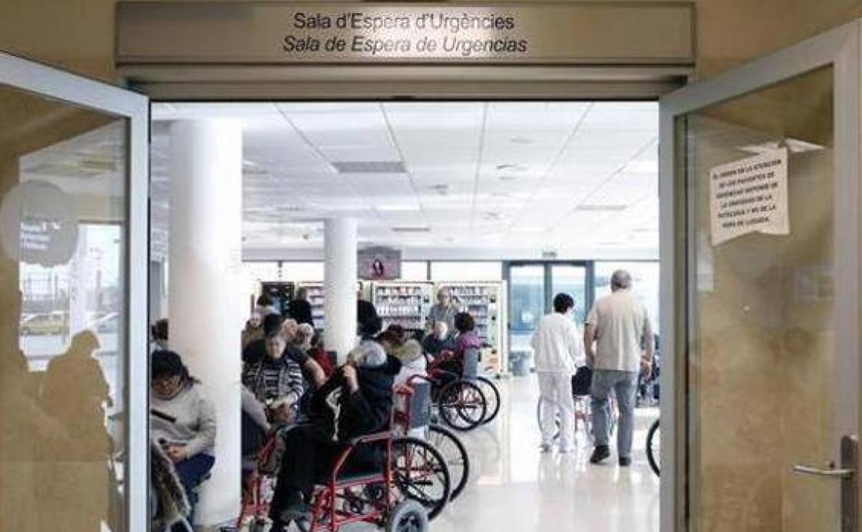 Urgencias de un hospital valenciano. 