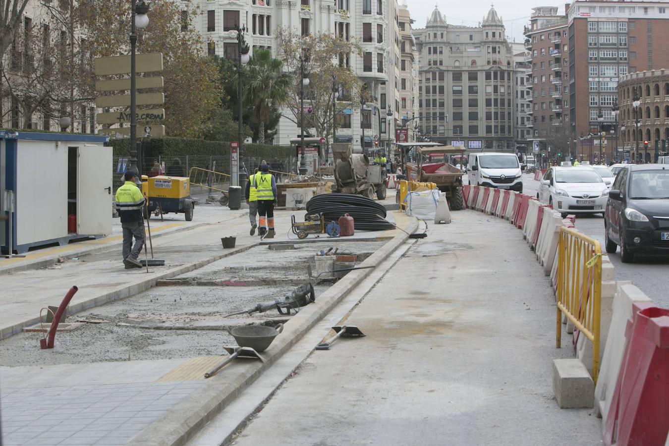 Fotos: Fotos de las obras en calle Xàtiva