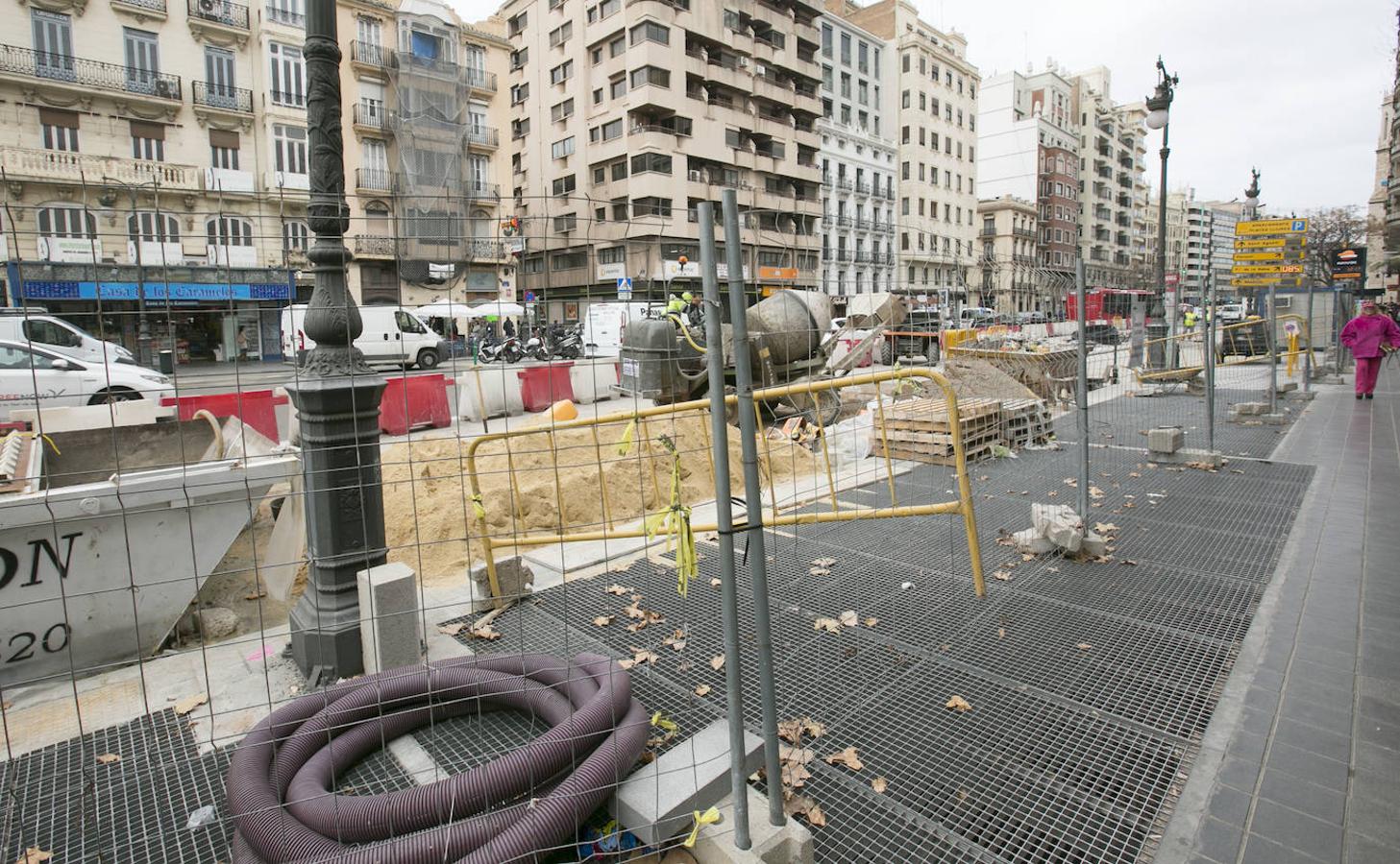 Fotos: Fotos de las obras en calle Xàtiva