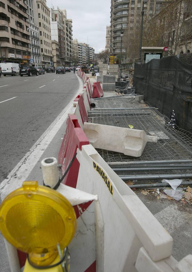 Fotos: Fotos de las obras en calle Xàtiva