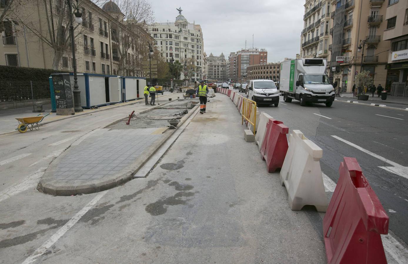 Fotos: Fotos de las obras en calle Xàtiva