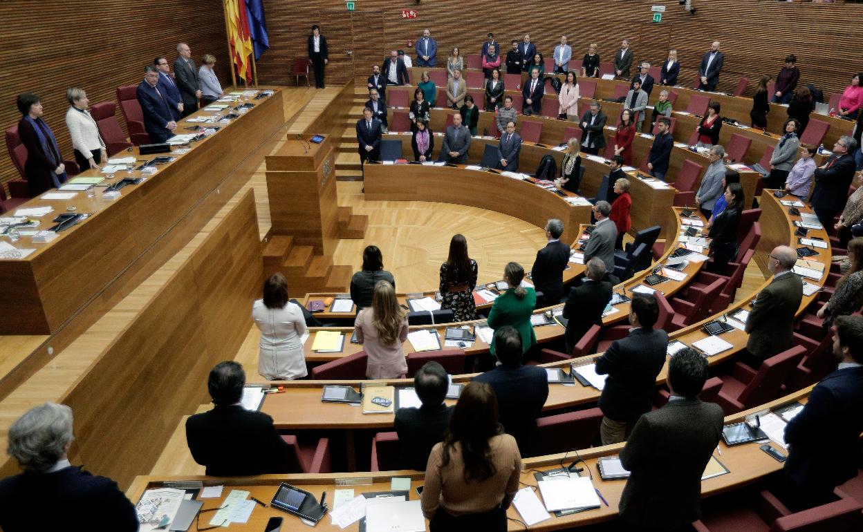 Un pleno de Les Corts de la presente legislatura. 