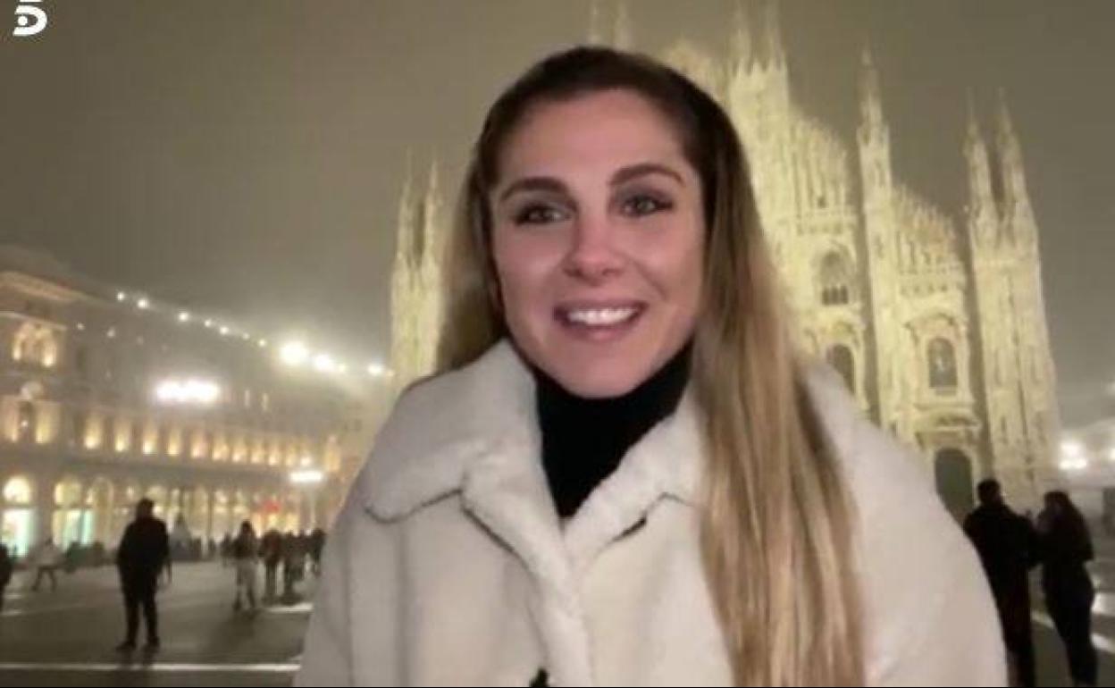 Ivana Icardi en su vídeo de presetación desde Milán.