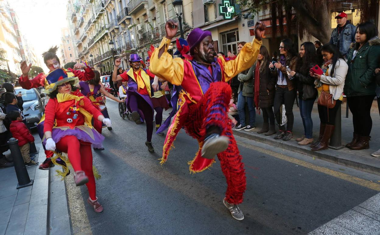 Un momento del Carnaval de Ruzafa de 2019. 