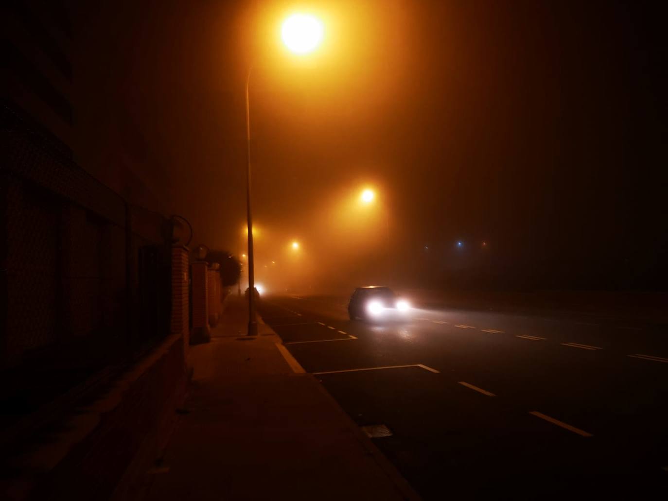 Fotos: La niebla cubre Valencia