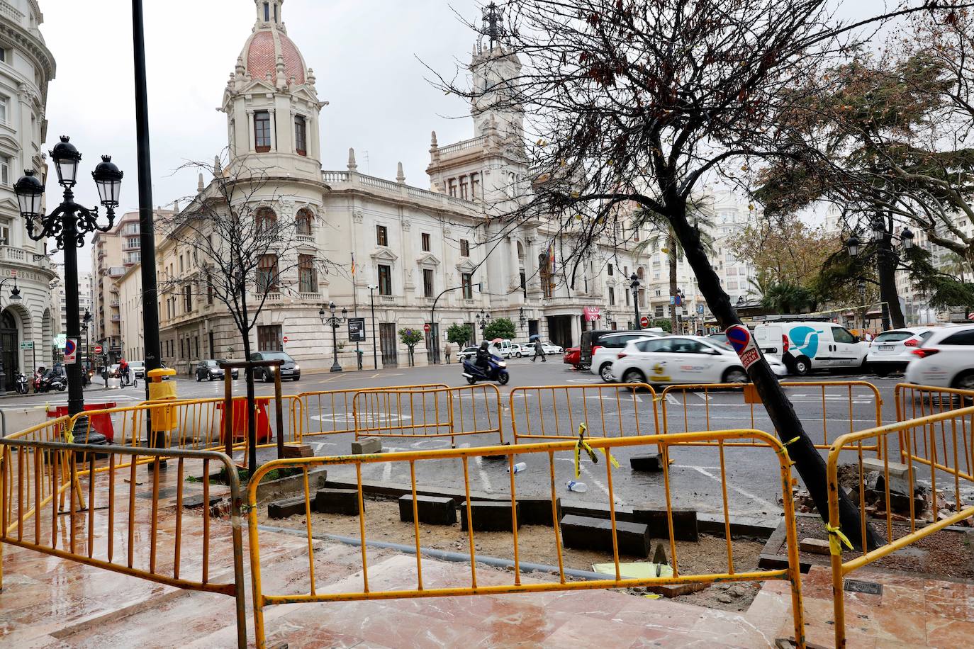 Fotos: Obras para la reforma de la plaza del Ayuntamiento