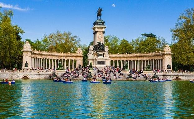 Parque del Retiro, en Madrid.