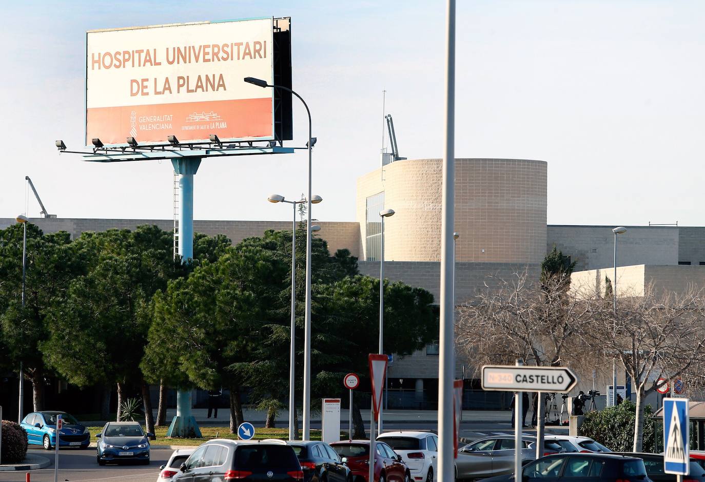 Hospital La Plana (Vila-real, Castellón), donde permanece el primer afectado por coronavirus en la Comunitat.