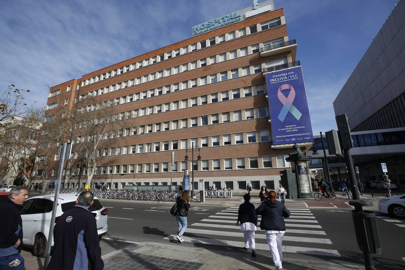 Hospital Clínico de Valencia, donde se ha confirmado el segundo positivo por coronavirus en la Comunitat.