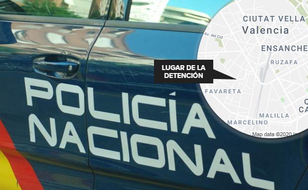 Detenidos por esconder cocaína en el GPS tras zigzaguear por una avenida de Valencia