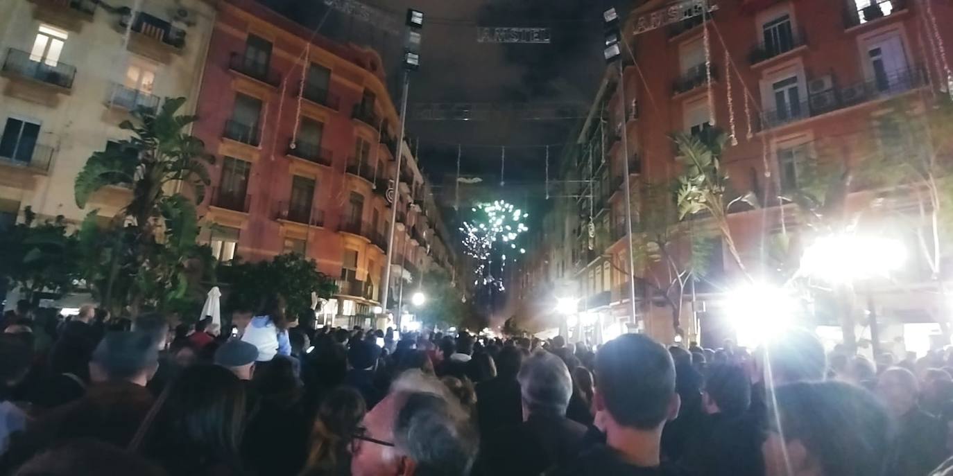 Encendido de las luces de la Falla Cuba-Puerto Rico