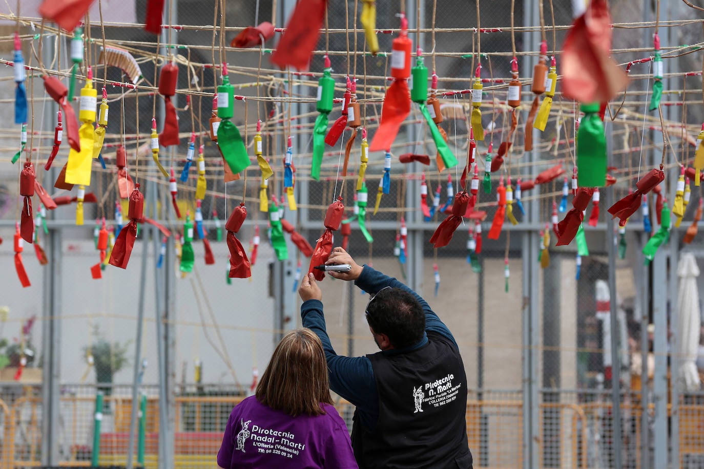 Mascletà de Nadal-Martí de l'Olleria. Sábado 7 de marzo de 2020