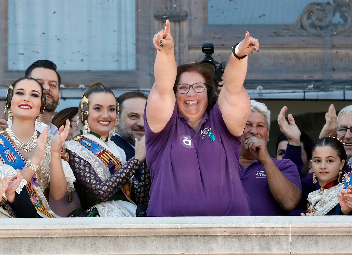 Fotos: Así ha sido la mascletà del 8 de marzo de las fallas de 2020