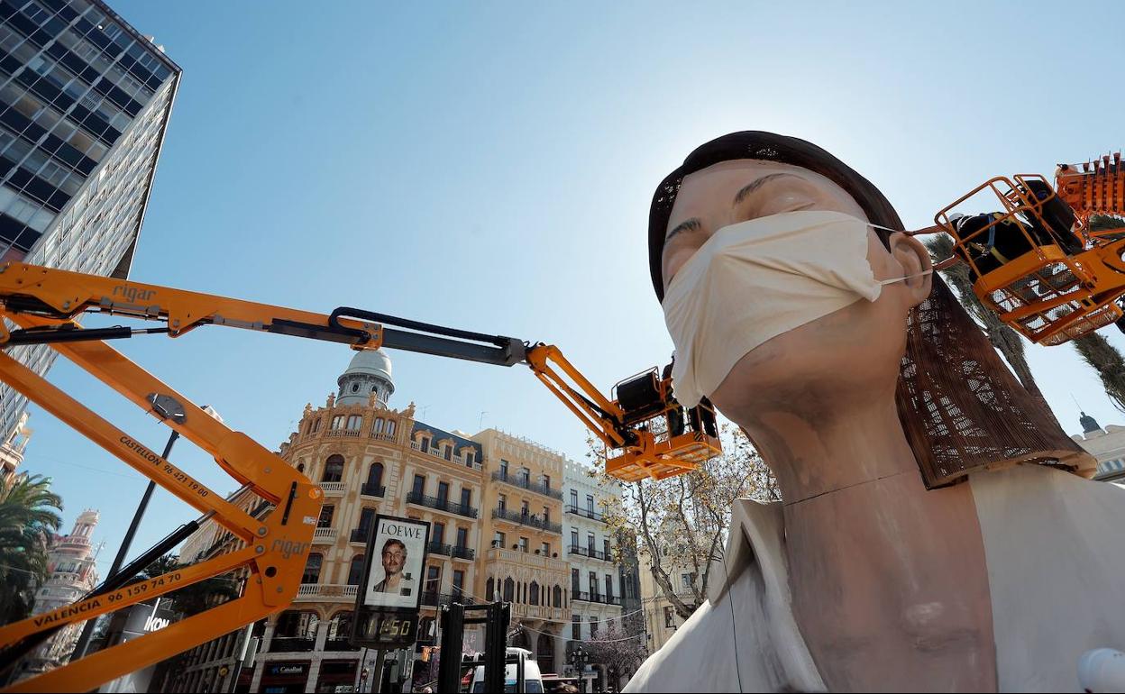 Cremà de las Fallas 2020 | La falla municipal se quemará sin avisar, «a puerta cerrada» y antes del 19 de marzo