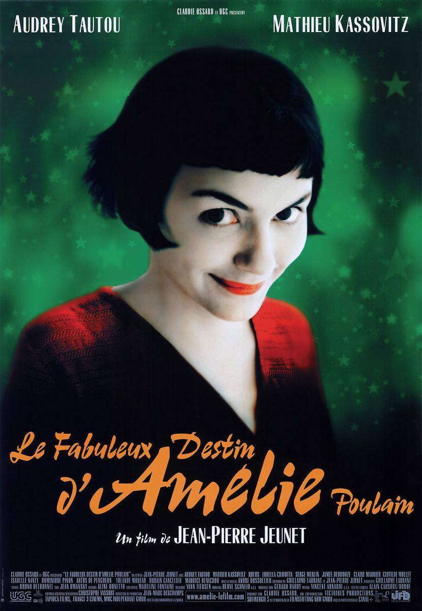 31. 'Amelie' (2001). Esta película francesa ya se ha convertido en cinta de culto. Desborda imaginación.