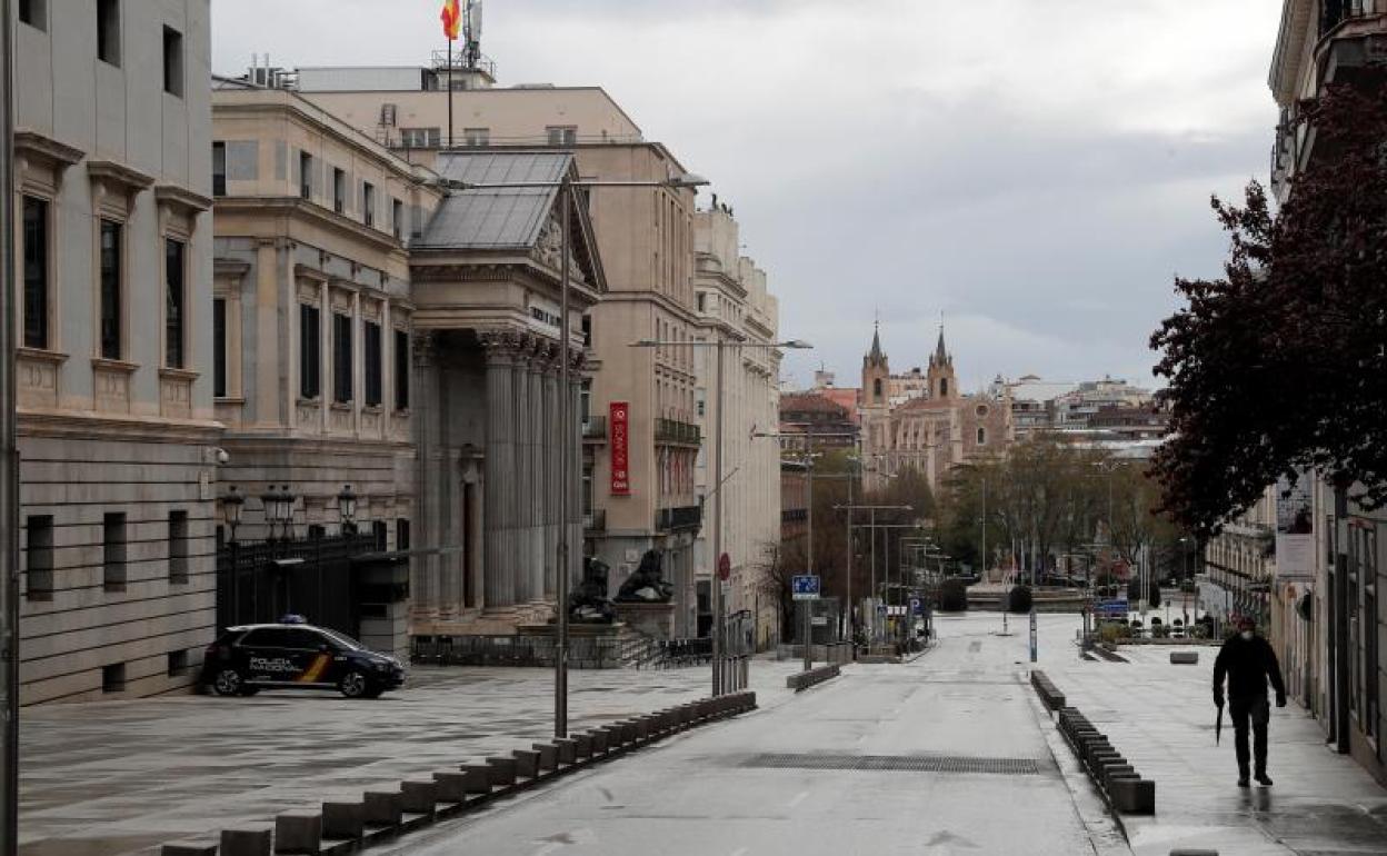 El Congreso, durante el estado de alarma. 