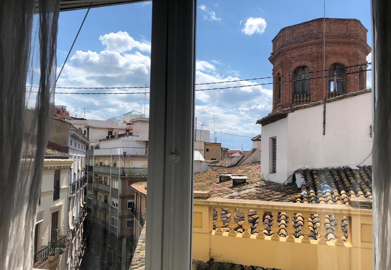 Vistas desde la ventana de Marisa Gallén. 