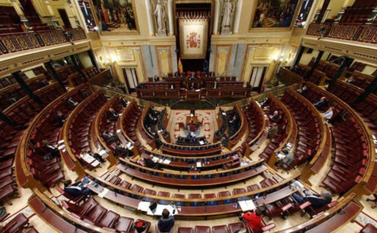 Pleno del Congreso de los Diputados del 25 marzo de 2020 en el que se solicitó la prórroga del estado de alarma declarado ante la emergencia sanitaria por el COVID-19. 