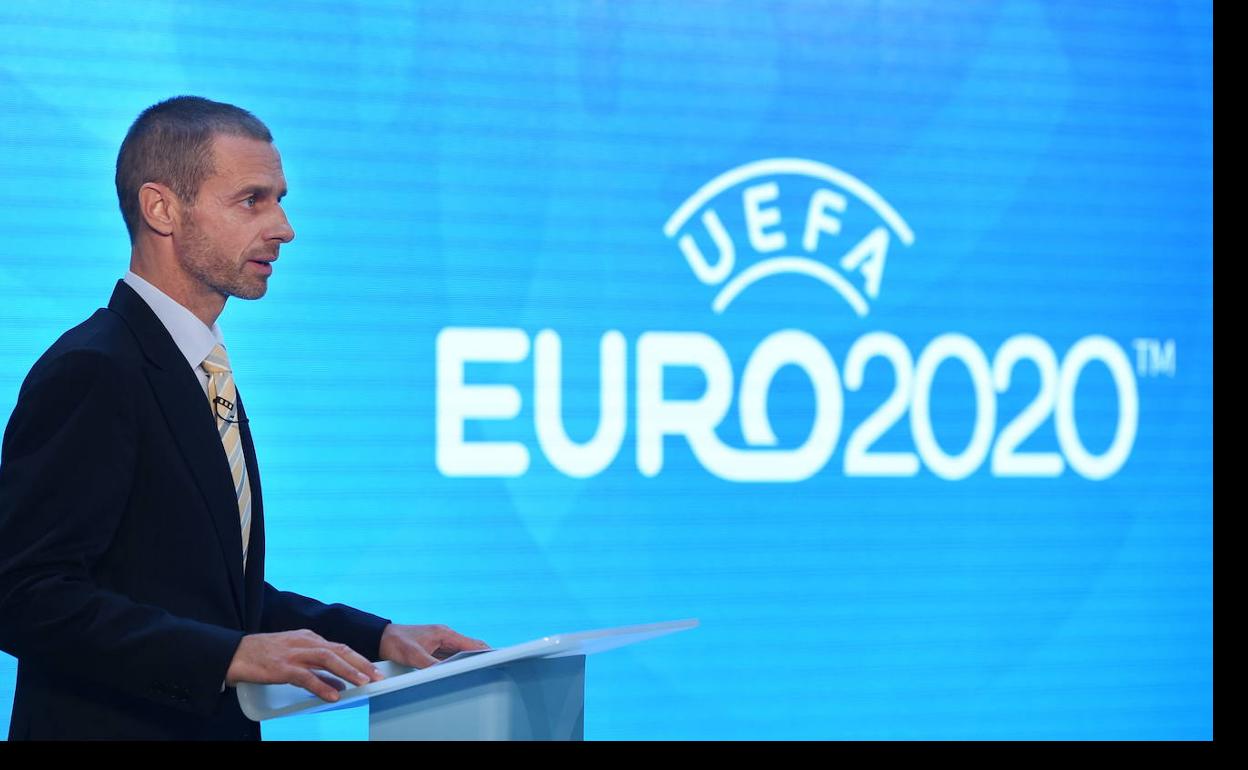El presidente de la UEFA, Aleksander Ceferin