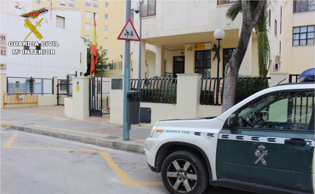 Guardia Civil en Calpe.