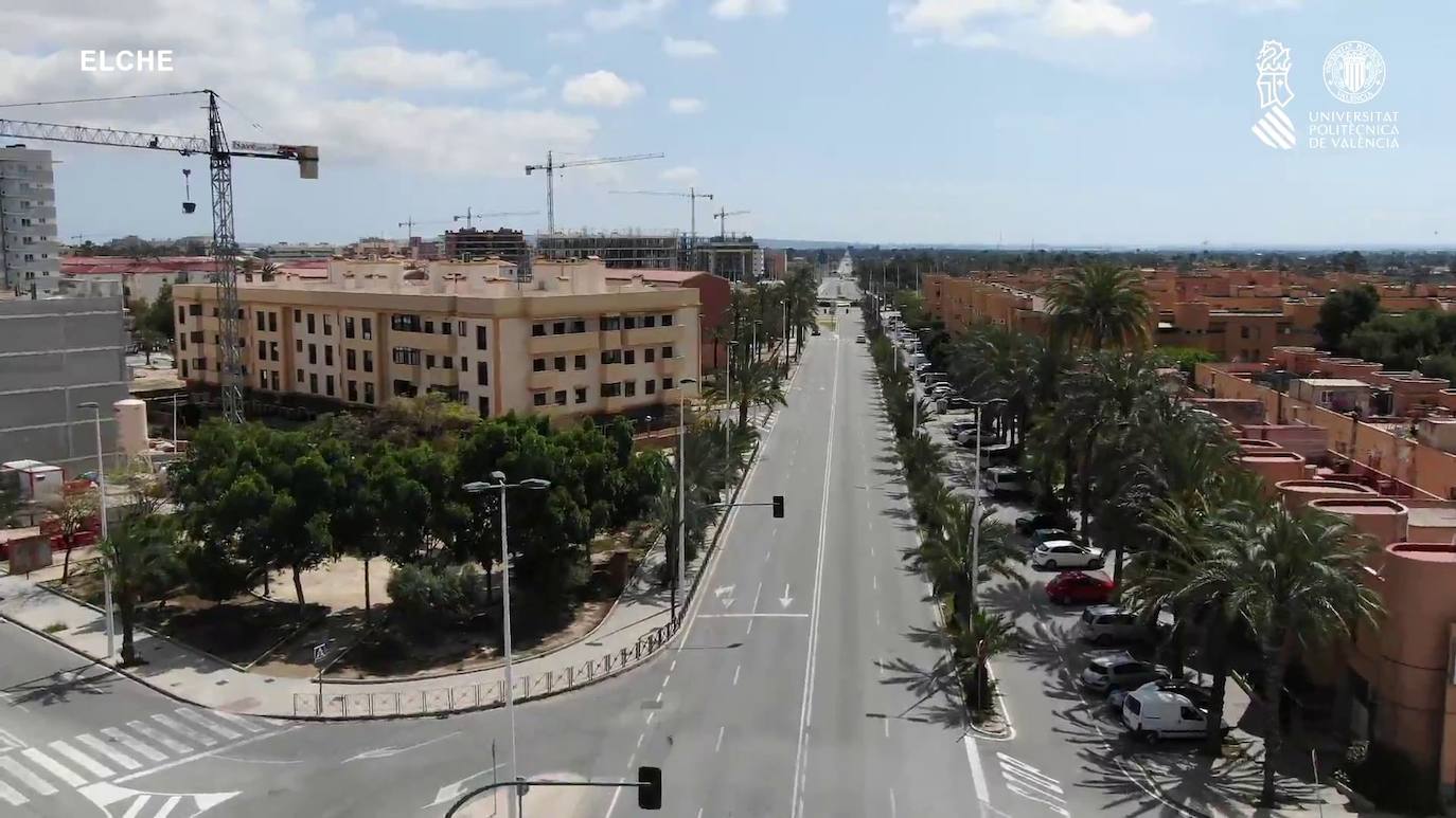 Una acción conjunta entre la Agencia Valenciana de Seguridad y Respuesta a las Emergencias y la Universitat Politècnica de Valencia muestra zonas de afluencia de turistas, pascueros y montañeros completamente vacías