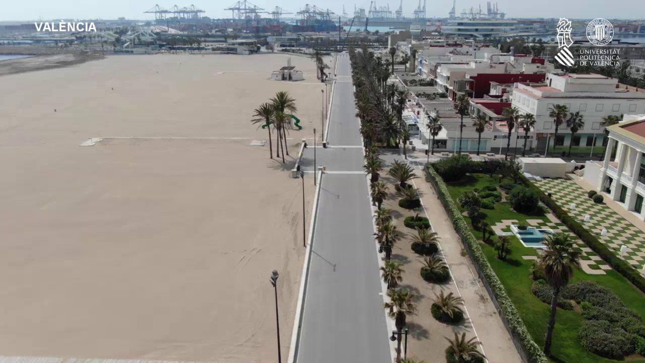 Una acción conjunta entre la Agencia Valenciana de Seguridad y Respuesta a las Emergencias y la Universitat Politècnica de Valencia muestra zonas de afluencia de turistas, pascueros y montañeros completamente vacías