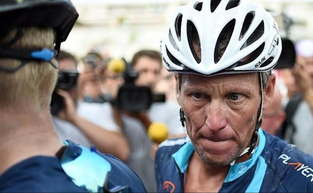 Lance Armstrong, símbolo del dopaje. 