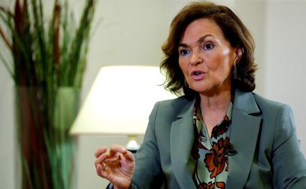 Carmen Calvo, vicepresidenta del Gobierno 