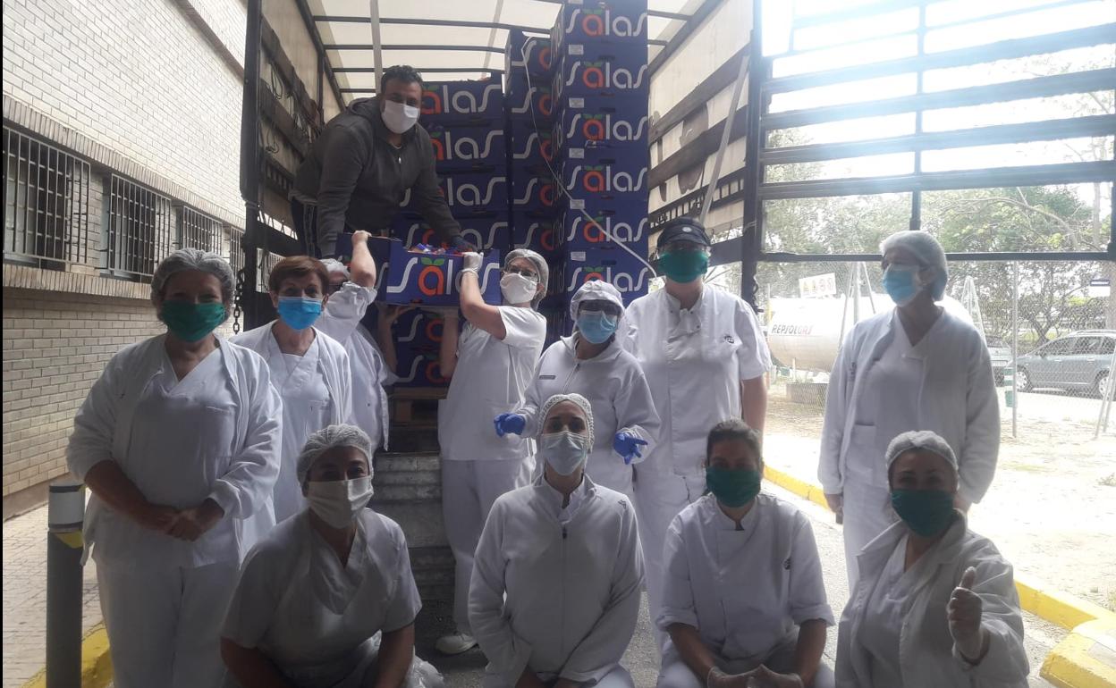 Las naranjas han llegado a IFEMA, al hospital de Xàtiva o Alzira. 