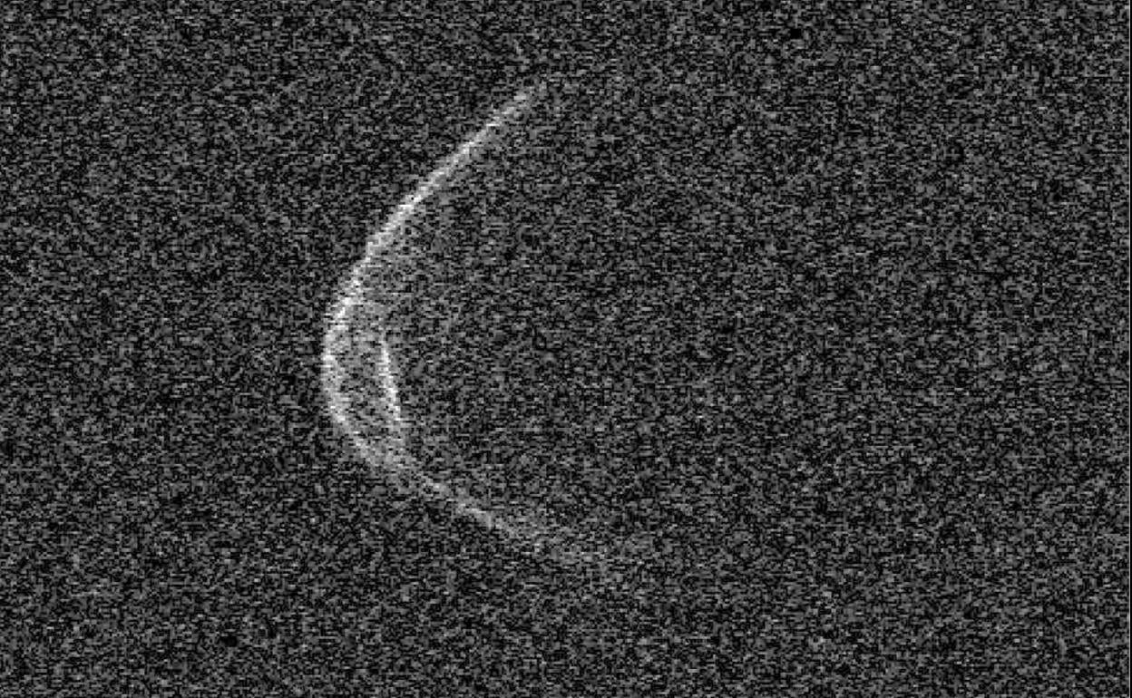 Imagen del asteroide captado por el observatorio de Arecibo. 