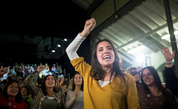 La ministra de Igualdad, Irene Montero.