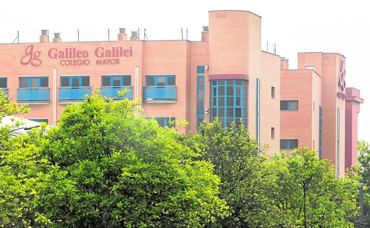 Vista general del colegio mayor Galileo Galilei, ubicado en el campus de Vera de la Politècnica. 