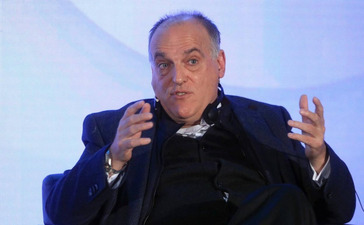 Javier Tebas, presidente de LaLiga. 