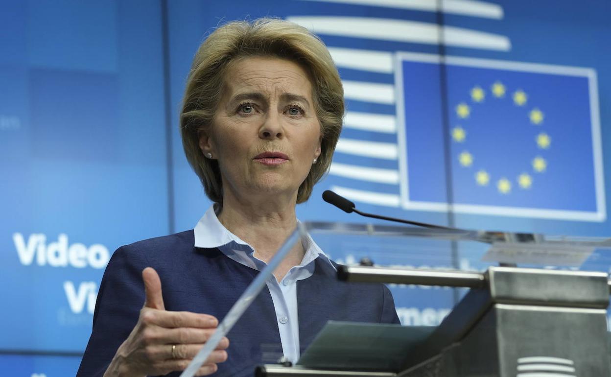 Ursula von der Leyen. presidenta de la Comisión Europea.