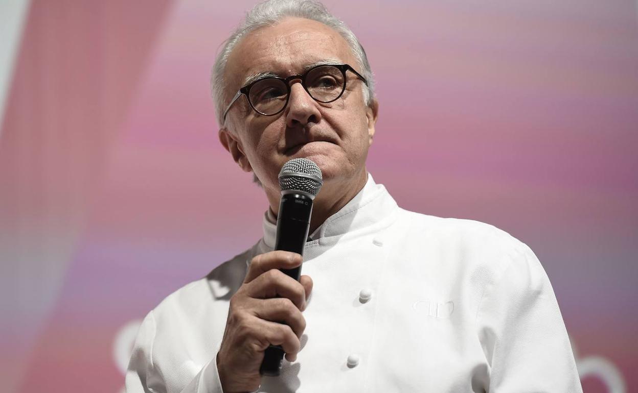 El chef francés Ducasse. 