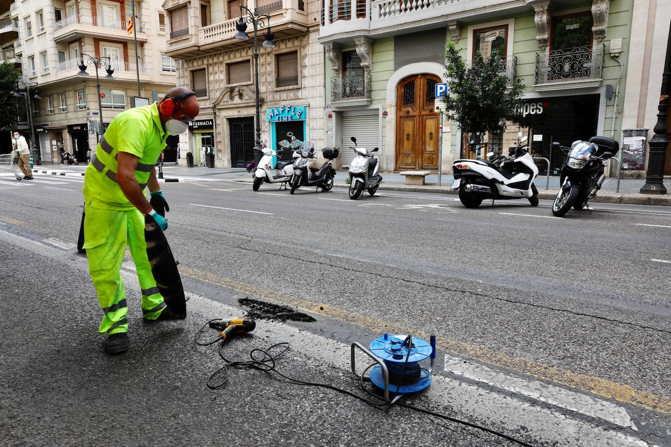 Fotos: Comienzan las obras de la calle Colón