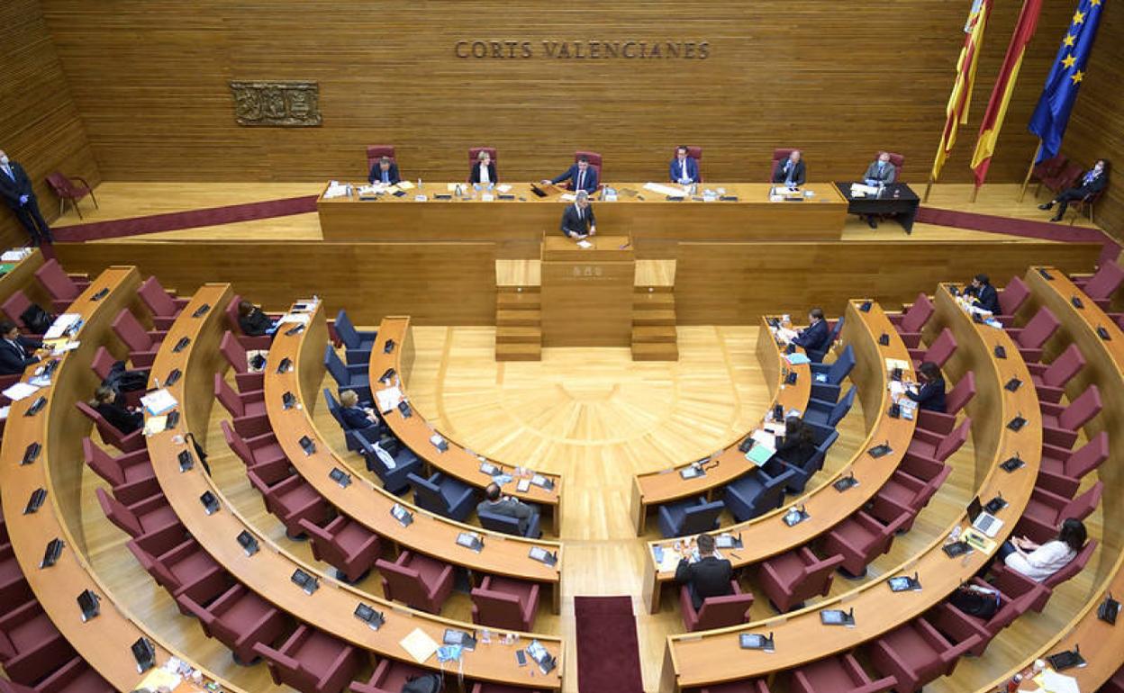 Diputación permanente de Les Corts, la pasada semana