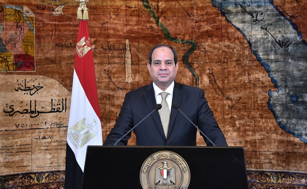 Abdelfatah al-Sisi, presidente de Egipto.