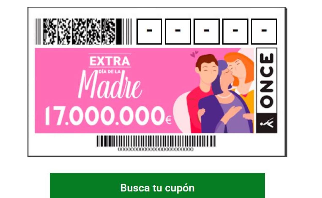 El sorteo del Día de la Madre de la ONCE no se va a celebrar aunque sigue anunciado