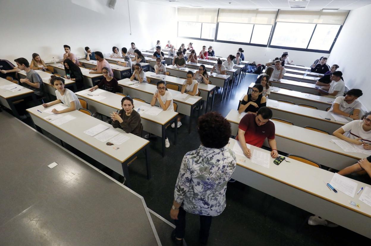 t El pasado. Prueba realizada el año pasado en el campus de Vera de la Universitat Politècnica de València. irene marsilla