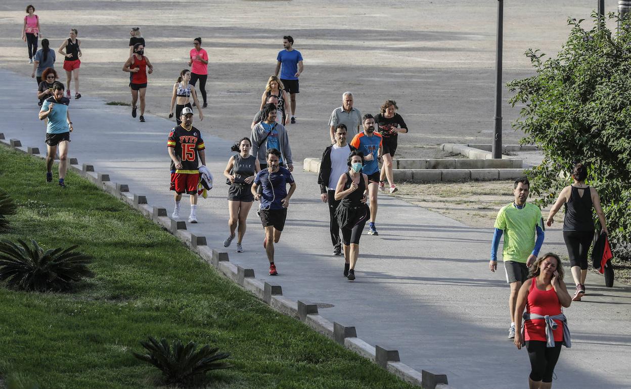 Ejercicio en Valencia.