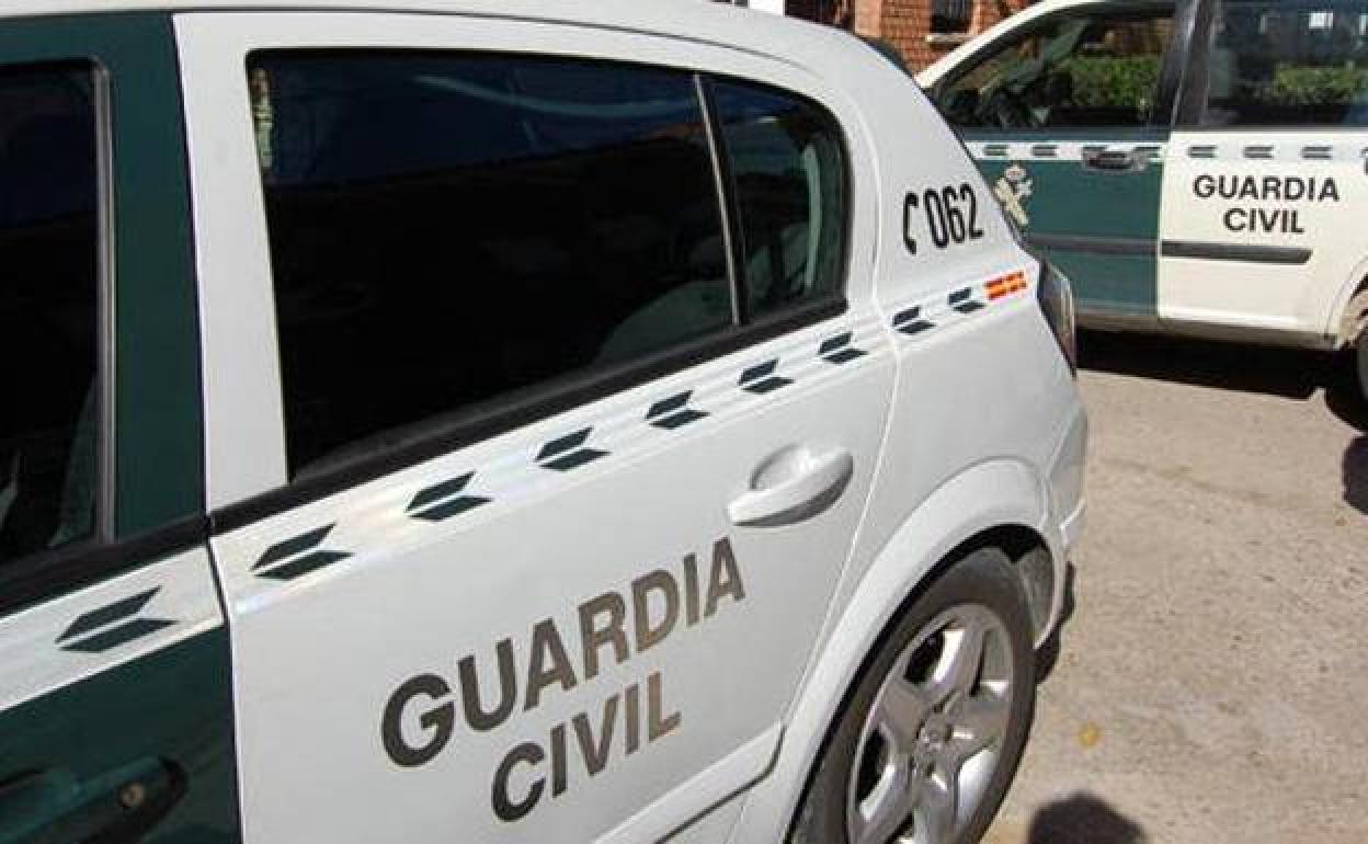 Un vehículo de la Guardia Civil. 