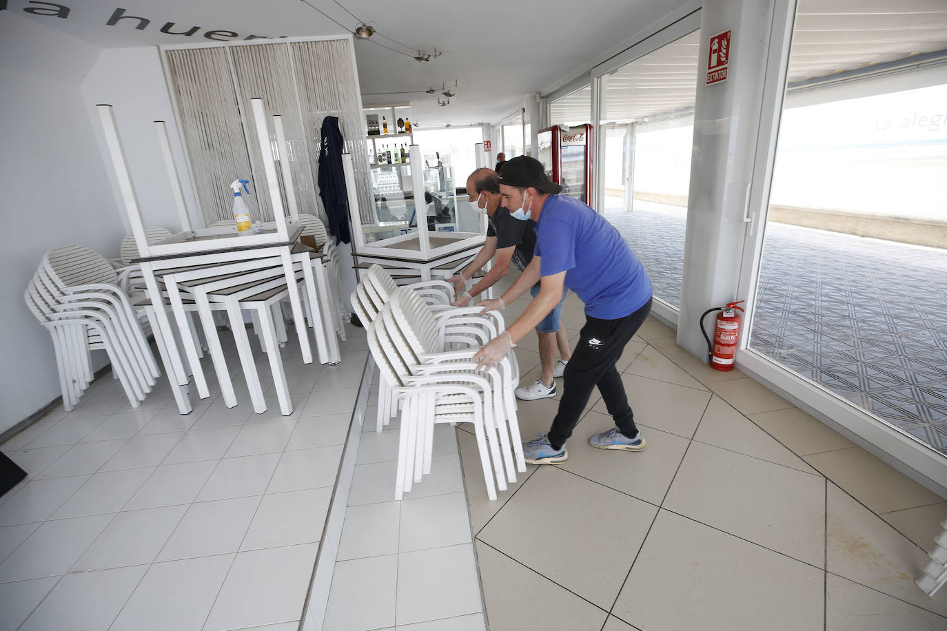 Fotos: Valencia, sin avance cuando ya estaba preparada para la fase 1