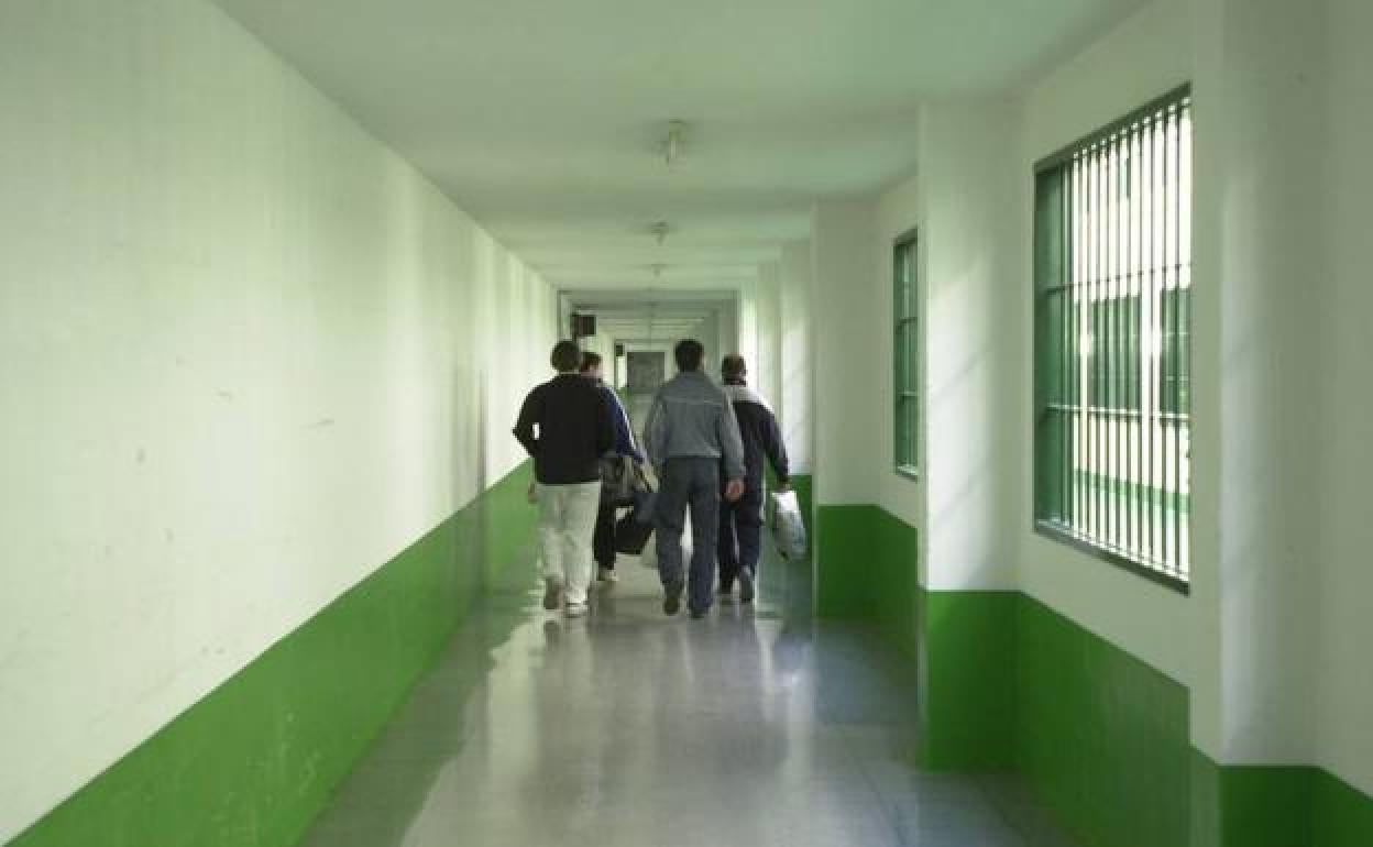 Pasillo de la cárcel de Picassent. 