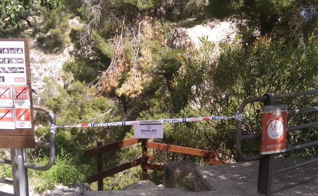 Ontinyent limita los accesos al paraje de Pou Clar para reducir los riesgos de la masificación