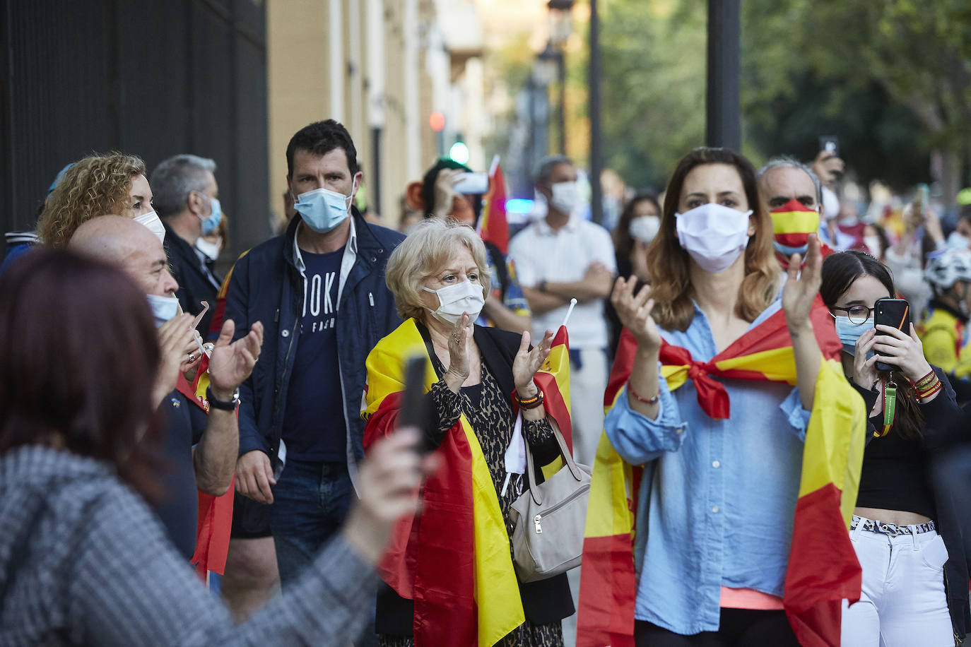 Fotos: Nuevas protestas contra el Gobierno en el paseo de la Alameda