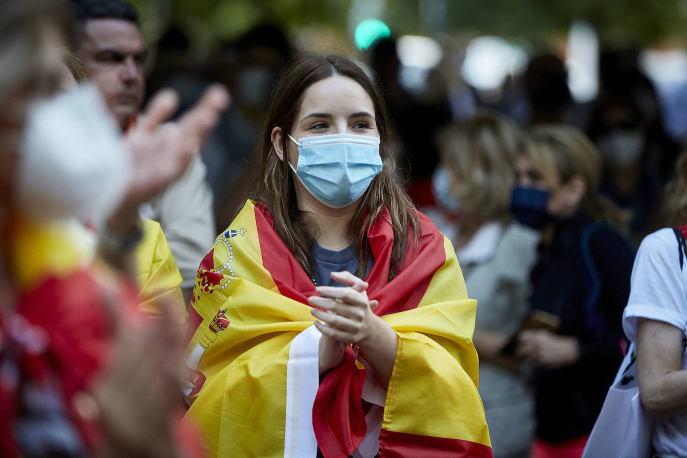 Fotos: Nuevas protestas contra el Gobierno en el paseo de la Alameda