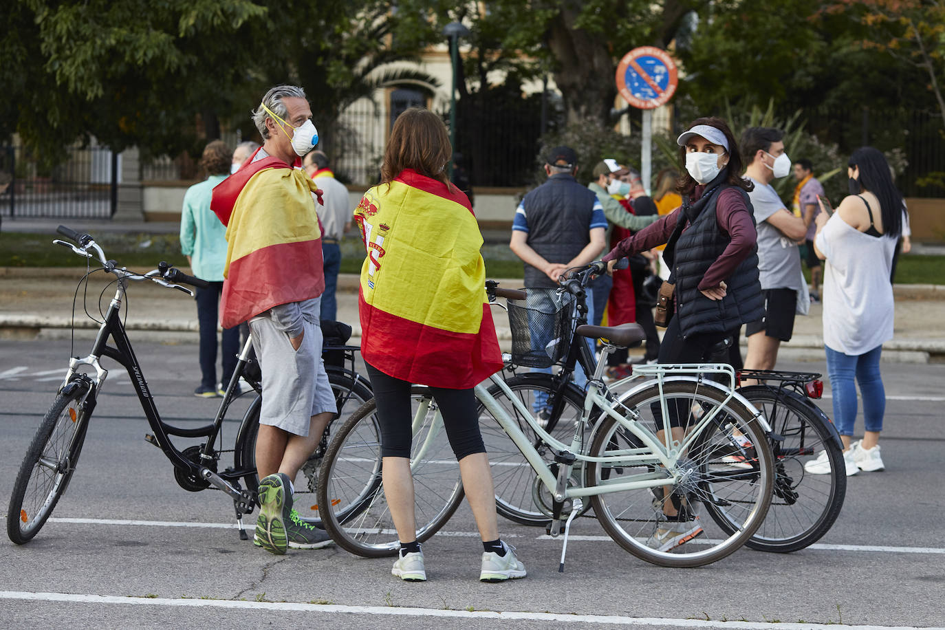 Fotos: Nuevas protestas contra el Gobierno en el paseo de la Alameda