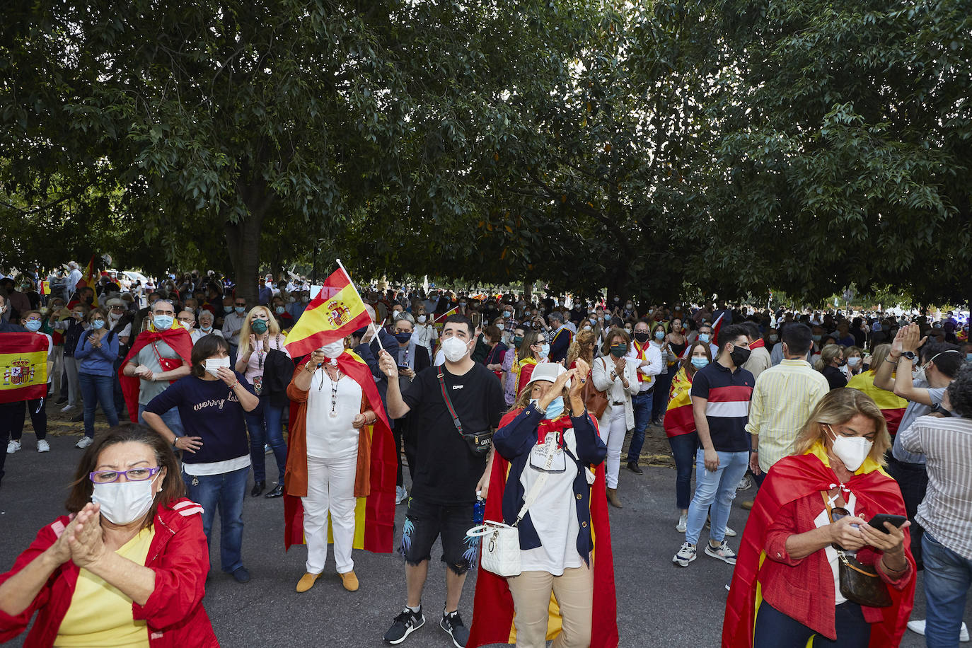 Fotos: Nuevas protestas contra el Gobierno en el paseo de la Alameda